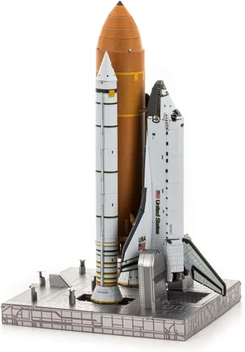 Vista 4 de Metal Earth Fascinations Premium Series - Kit de lanzamiento del transbordador espacial 3D
