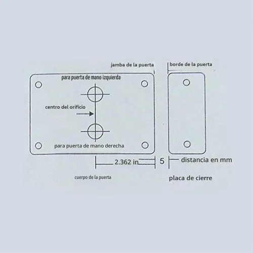 Vista 8 de Cerradura electrónica eléctrica para puerta, 6 llaves punteadas computarizadas, CC de 12 V, acero inoxidable, E-lock, soporte de puerta de metal