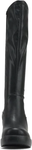 Vista 3 de Soda SONIA Botas de plataforma de tacón grueso hasta la rodilla para mujer