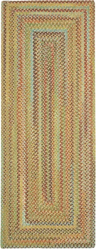 Vista 70 de Capel American Heritage Barn Blue Alfombra Trenzada de Cesta de 0' 12" Azul granero