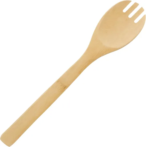 Vista 22 de BambooMN Juego de utensilios de bambú orgánico, espátula, cuchara, pinzas - 8 piezas