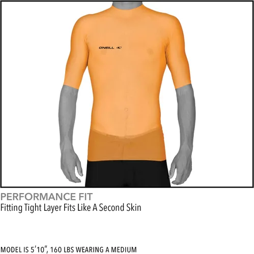 Vista 5 de O'Neill Reactor-2 - Traje de neopreno de manga corta de 0.039 pulgadas para hombre, ligero, calidez y flexibilidad para todas las actividades