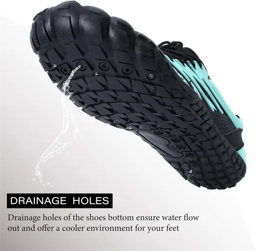 Vista 7 de L-RUN Zapatos de agua atléticos para senderismo para hombre y mujer