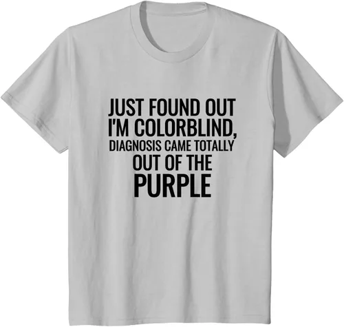 Vista 31 de Camiseta divertida de broma de daltonismo con diagnóstico humorístico
