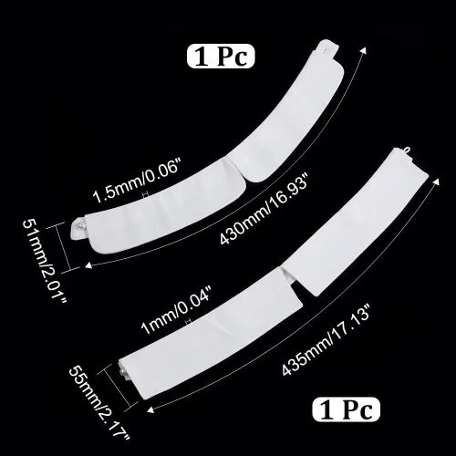 Vista 2 de CHGCRAFT 2 piezas de 2 estilos falsos cuello falso solapa desmontable blusa cuello poliéster babero cuello alto blusa desmontable collar gargantilla