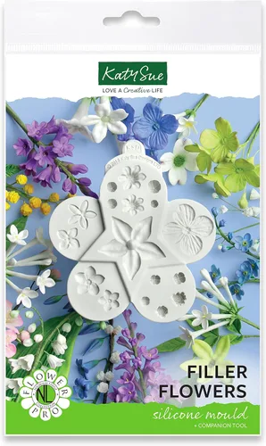 Vista 42 de Molde de silicona Katy Sue Small Bells para decoración de pastel de Navidad y manualidades - Hace 3 tamaños diferentes de racimo de campanas