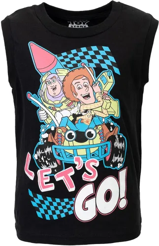Vista 5 de Disney Lion King Pixar Toy Story - Camiseta sin mangas y pantalones cortos de Mickey Mouse Cars de 3 piezas