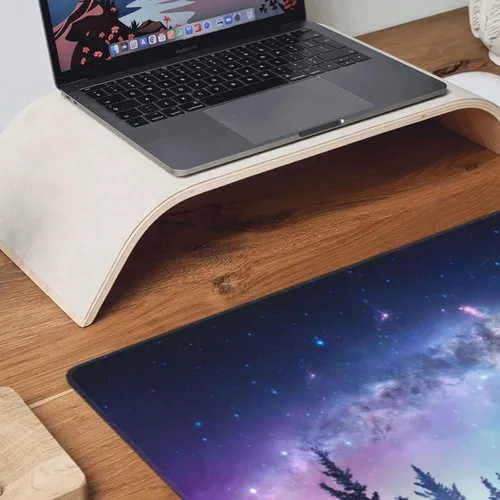 Vista 6 de Alfombrilla de mouse para videojuegos, alfombrilla de mouse grande para escritorio, base de goma antideslizante, alfombrilla de mouse extendida