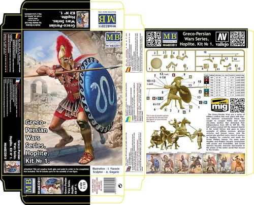 Vista 3 de Master Box 32011-1/32 Serie Guerras Greco-Persa. Hoplite. Kit № 1, kit de modelo a escala