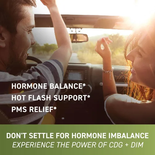 Vista 7 de D-glucarato de calcio con suplemento DIM, desintoxicación de estrógeno y equilibrio hormonal Detox & Cleanse, Hormonal Acne Menopause & CDG for