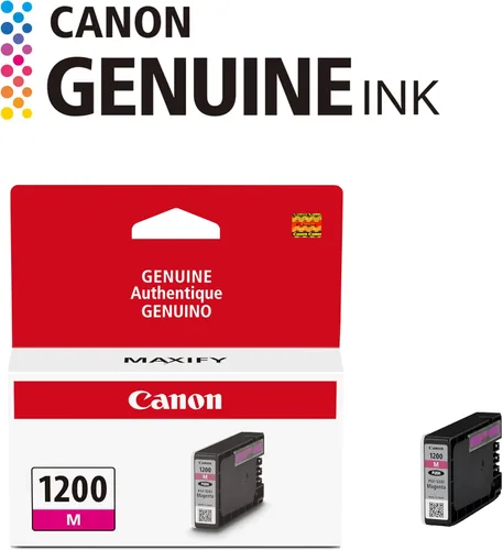 Vista 2 de Canon PGI-1200 Tanque de tinta magenta original, compatible con impresoras MB2120, MB2720, MB2020 y MB2320