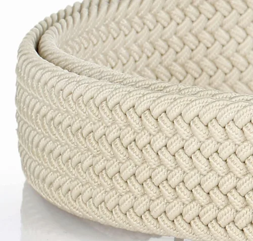 Vista 6 de Cinturón trenzado elástico, 1 38 pulgadas, cinturón elástico tejido para golf, pantalones cortos y casuales