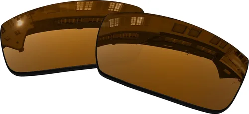 Vista 7 de OOWLIT Lentes de repuesto compatibles con Oakley Crankshaft OO9239 Sunglass 24K