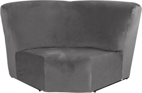 Vista 14 de cjc Fundas de terciopelo para sofá modular, funda reversible en forma de L, protector de sofá reclinable para sala de estar