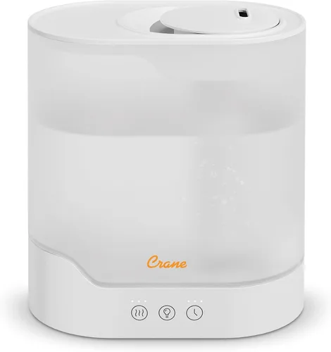 Vista 8 de Crane Humidificador de niebla fría de 0.5 galones de llenado superior y difusor de aceite esencial, silencioso, tiempo de funcionamiento de 15