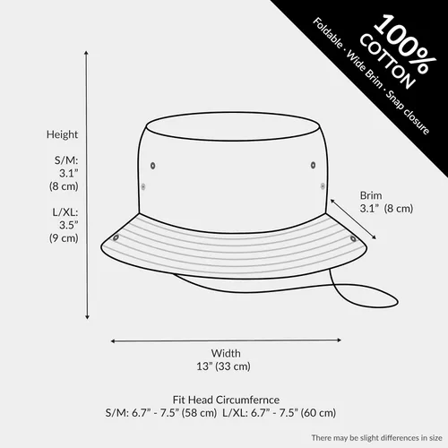 Vista 9 de The Hat Depot - Sombrero de safari, de algodón lavado a la piedra, de ala ancha, plegable, doble cara y sombrero de pesca
