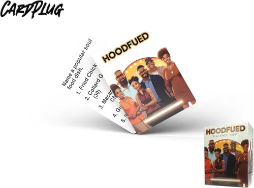 Vista 2 de HoodFued: el mejor juego de cartas de trivia familiar – Un juego centrado en la cultura que reúne a amigos y familiares para divertirse y conocer