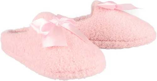 Vista 8 de Jessica Simpson Unisex-Child Plush Marshmallow Slide on House Slipper Clog with Memory Foam