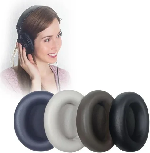 Vista 5 de Almohadillas de repuesto Studio Pro para Beats Studio Pro con cancelación de ruido, funda de espuma suave, orejeras de cuero de proteína, pieza