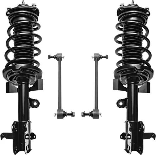 Vista 71 de Detroit Axle - 4 barras estabilizadoras de puntales delanteros para Kia Forte Koup 10-13 12-13 Forte5, puntales y barras estabilizadoras de resorte