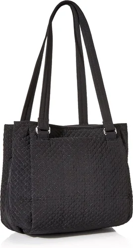 Vista 2 de Vera Bradley Bolso bandolera de microfibra con múltiples compartimentos para mujer