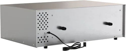 Vista 2 de KPO16TS Horno de pizza/aperitivos de acero inoxidable con control termostático ajustable - 120 V, 1700 W