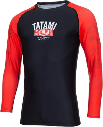 Vista 3 de Tatami Fightwear Camiseta de manga larga de fama mundial, color negro