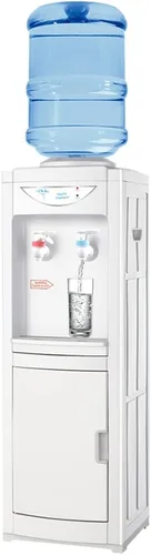 Vista 8 de Dispensador de agua enfriador, dispensador de agua de carga superior para agua caliente y fría, dispensador de agua de 5 galones con cerradura