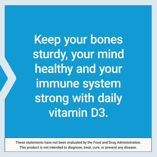Vista 6 de Life Extension Vitamina D3 125 mcg (5000 UI), salud ósea, rendimiento cerebral, apoyo del sistema inmunológico, sin gluten, sin OMG, una vez al día