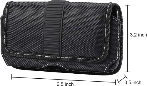 Vista 4 de Funda para teléfono celular con trabillas para cinturón para Samsung Galaxy A53 A54 A73 A72 A32 A42 A03 Core A13 A12 A21 S22 Ultra/S21 Ultra/Note 20