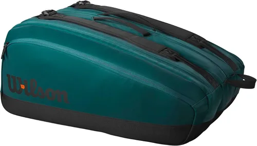 Vista 7 de Bolsas para raquetas de tenis Wilson Blade V9 Super Tour - Verde/Negro