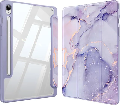 Vista 19 de Fintie Funda transparente para Samsung Galaxy Tab S10 Lite/S10 FE/S9 FE Negro
