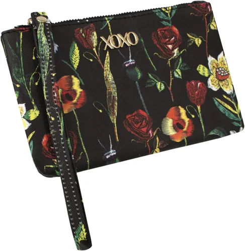 Vista 2 de XOXO Pulsera grande Saffiano multifunción sólida estampada para mujer Negro