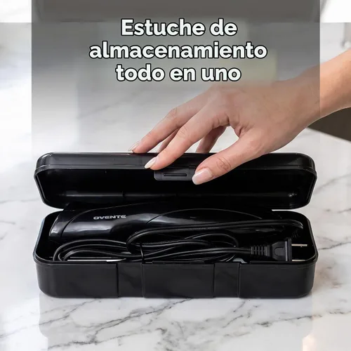 Vista 6 de OVENTE Cuchillo eléctrico con 2 cuchillas dentadas de acero inoxidable EK0813B