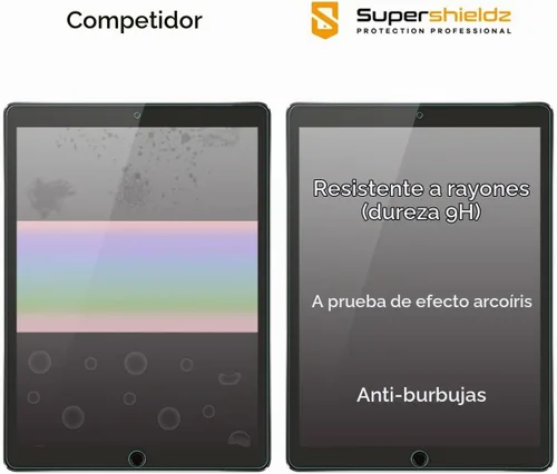 Vista 2 de Supershieldz Protector de pantalla diseñado para Apple iPad Pro de 12.9 pulgadas (modelo 2015 y 2017), antiarañazos, sin burbujas