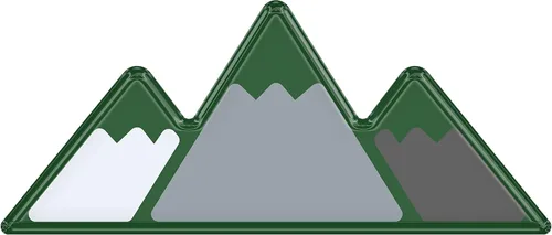 Vista 41 de Insignia tricolor - Compatible con Toy Taco, Tun y 4Run Negro con escala de grises TRI