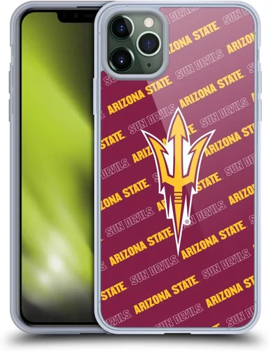 Vista 111 de Head Case Designs Funda de gel ASU Camou con licencia oficial de la Universidad Estatal de Arizona [protección de grado militar] compatible