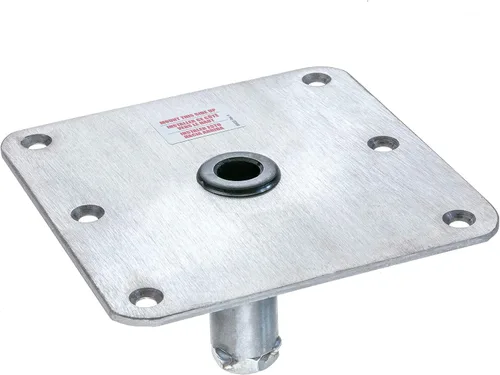Vista 5 de Attwood Base de pedestal de aluminio Swivl-Eze 7 pulgadas x 7 pulgadas Lock'N-Pin Para barcos marinos Paquete de 2