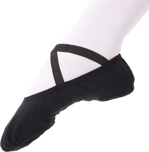Vista 3 de Ballet Shoes for Women Girls, Ballet Slipper Dance Shoes Stretch Canvas for Teen Adults