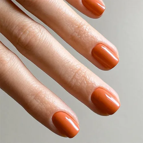 Vista 11 de Uñas postizas a presión azules cortas cuadradas con diseños, uñas postizas de color sólido, uñas acrílicas brillantes de cobertura completa