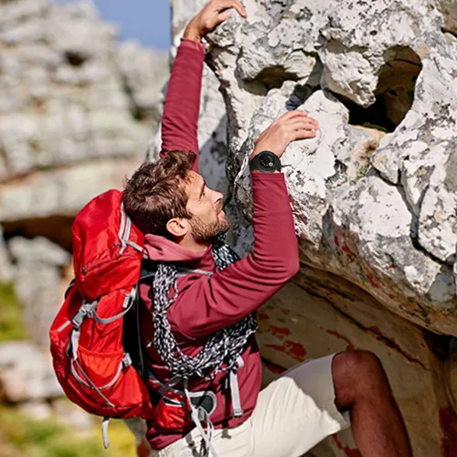 Vista 5 de Threeeggs Correa de repuesto compatible con Garmin Instinct Bands, correa de silicona suave compatible con Garmin Instinct 2, solar, táctica, Rojo