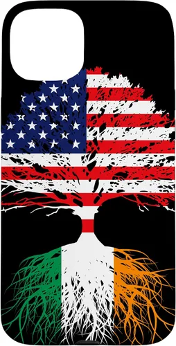 Vista 9 de iPhone 16 Ireland Born Irish Family Roots Irish American US Flag Gift Case
