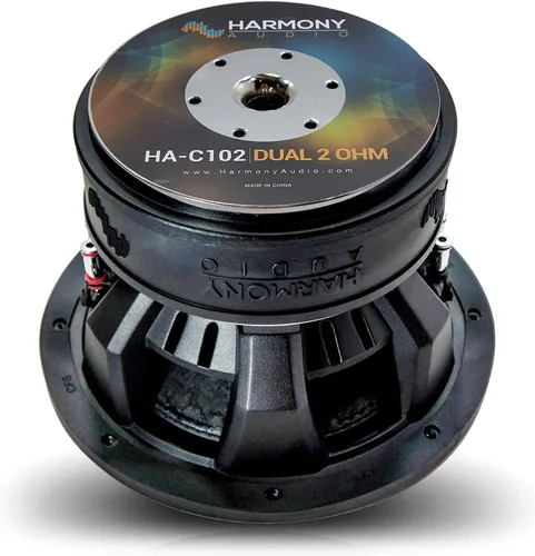Vista 8 de Harmony Audio HA-C102 Car Stereo Competition Carbon 10 "Sub 2000W Dual 2 Ohm Subwoofer Nuevo