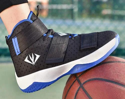 Vista 6 de YAXE Zapatillas de deporte altas de moda unisex para correr, tenis y baloncesto