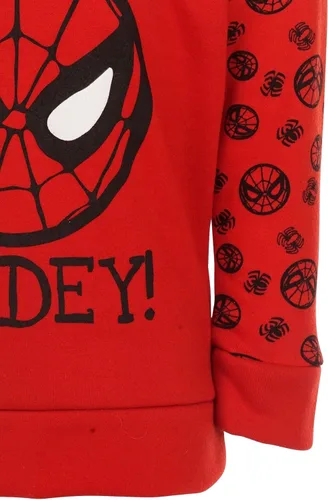 Vista 6 de Marvel Vengadores Spider-Man Miles Morales - Conjunto de sudadera con capucha y pantalones deportivos para bebé