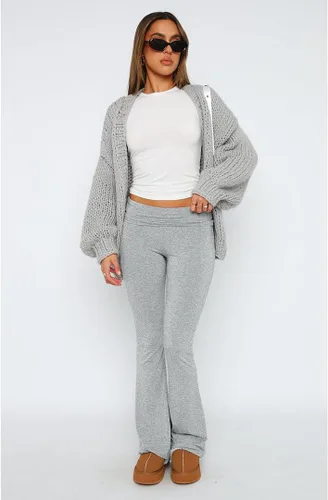 Vista 5 de Leggings acampanados, corte de bota de pierna ancha, pantalones de yoga plegables para descansar, Y2K, pantalones de yoga para mujer