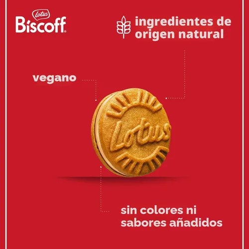 Vista 4 de Lotus Biscoff Sandwich Cookies, Biscoff Cream, 22 galletas por paquete, 7.76 onzas