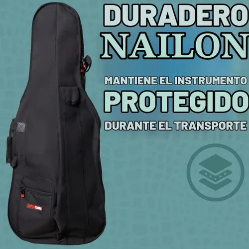 Vista 5 de Gator Cases - Bolsa de viaje para orquesta y banda ligera para 1/2 contrabajo vertical; (GBO-BASS12)