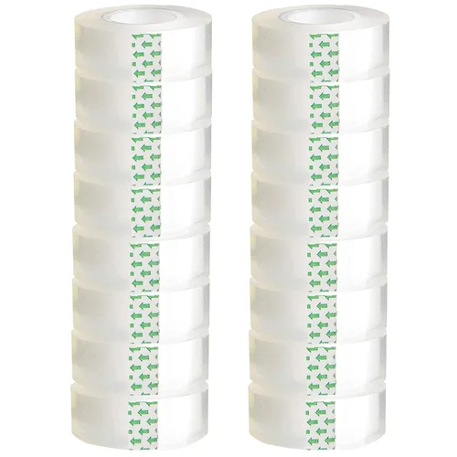 Vista 10 de 6 rollos de repuestos de cinta transparente, cada rollo de 1 pulgada, núcleo de 3/4 x 980 pulgadas, para escuela, oficina, hogar.