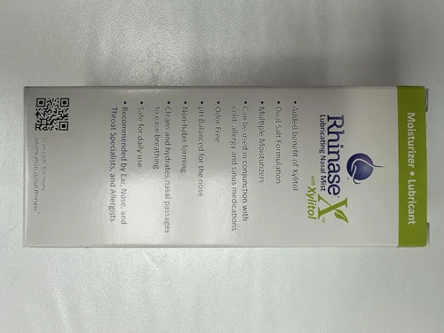 Vista 5 de Rhinase X Mist Paquete de 3 con agentes humectantes duales, sales duales y ahora xilitol para ofrecer la mejor opción para una nariz hidratada